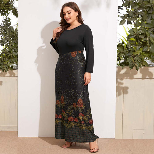 Vestido Longo Plus Size de Festa Dora