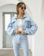 Jaqueta Bomber Feminina Vintage Leonie